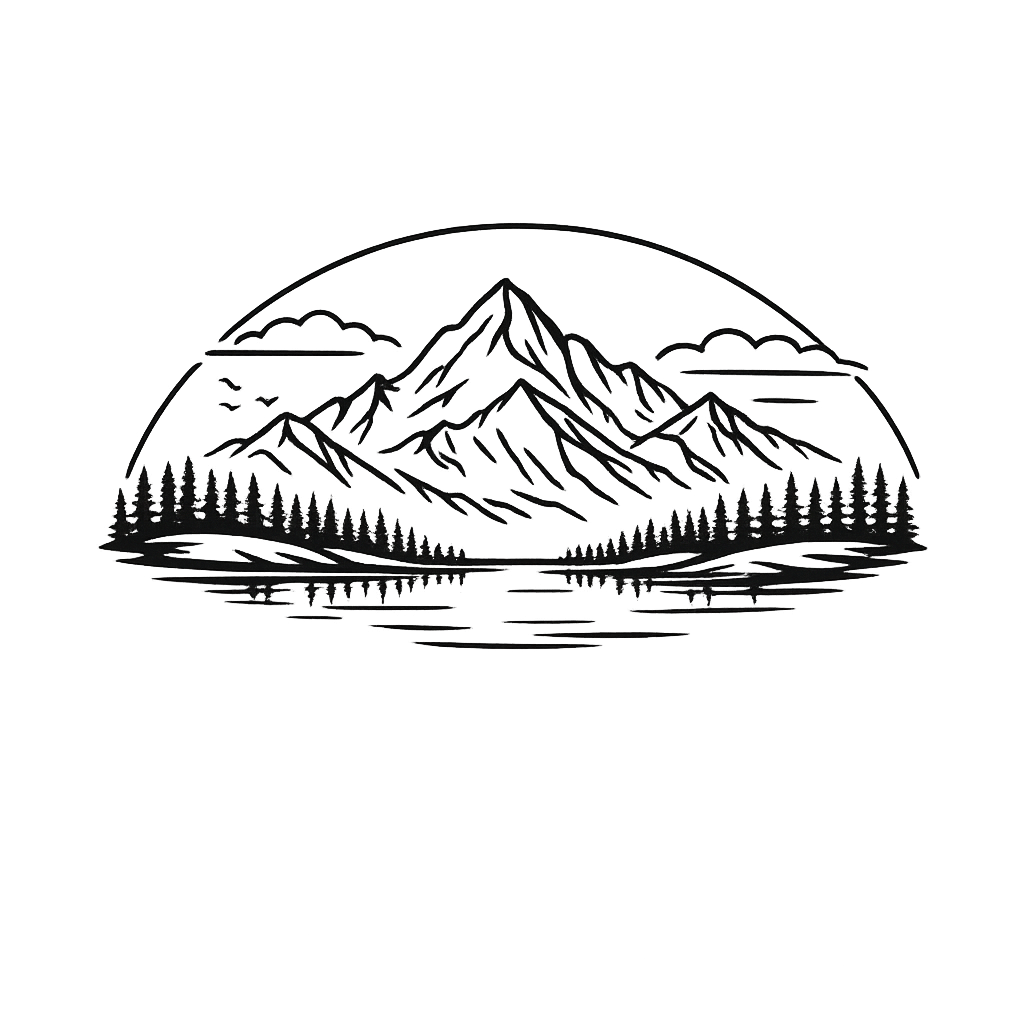 Colorado mountain graphic